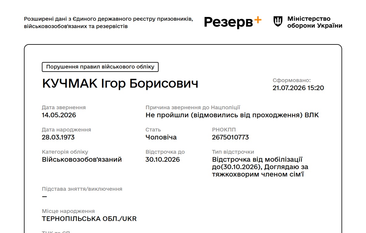 Новини Тернополя - фото з «Брата з відстрочкою возять між ТЦК, а йому стає гірше. У лікарню не дають забрати»