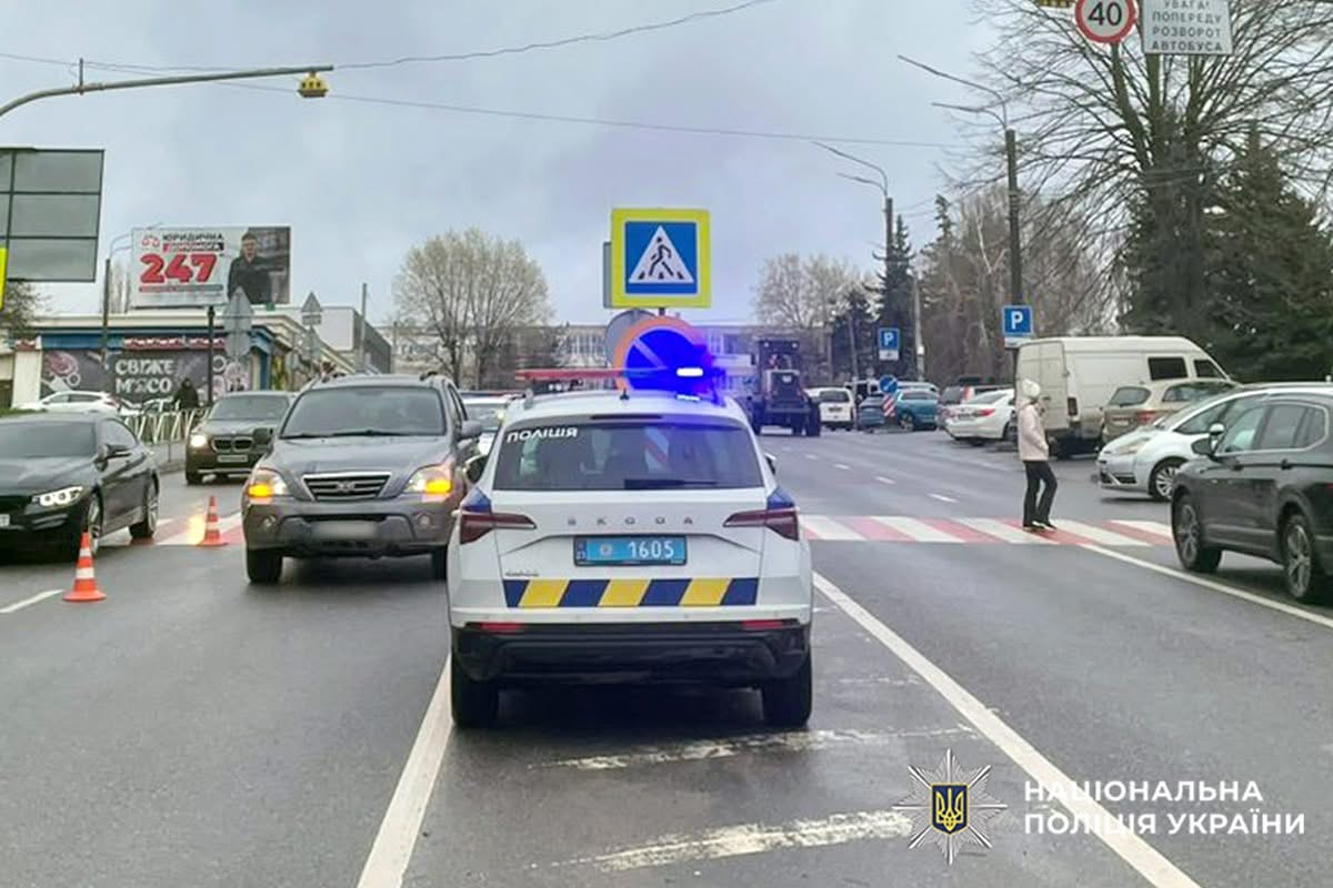 ДТП із пішохідкою на вулиці Свободи у Хмельницькому 