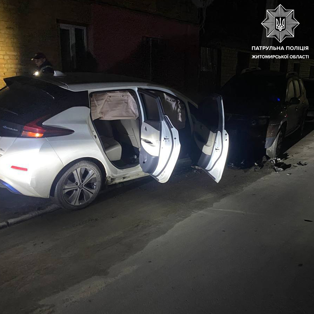 Новини Житомира - фото з Пошкодив 3 автомобілі і втік: у Житомирі затримали винуватця ДТП на вул. Бориса Тена