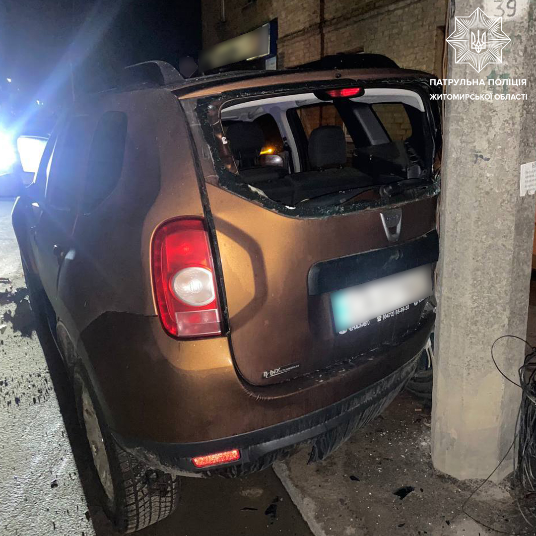 Новини Житомира - фото з Пошкодив 3 автомобілі і втік: у Житомирі затримали винуватця ДТП на вул. Бориса Тена