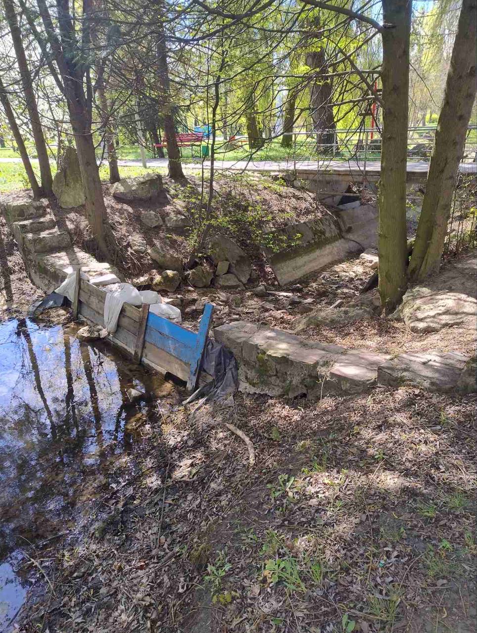 У парку «Сопільче» обмілів ставок і зупинився млин: що відбувається