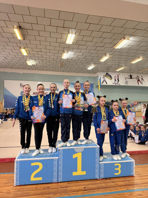 Тернопільські спортсменки здобули 20 медалей на чемпіонаті зі спортивної аеробіки