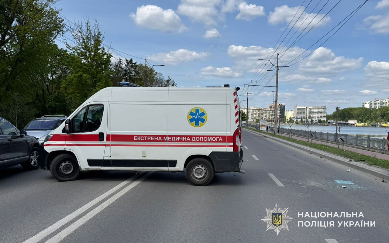 Новини Тернополя - фото з Аварія біля Тернопільського ставу: постраждав неповнолітній (оновлене)