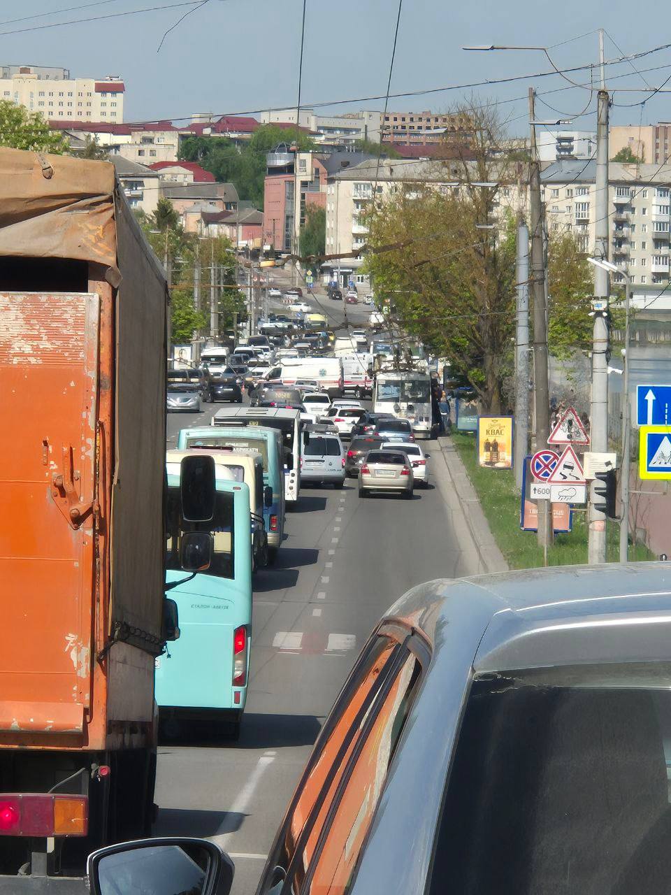 Новини Тернополя - фото з Аварія біля Тернопільського ставу: рух ускладнений