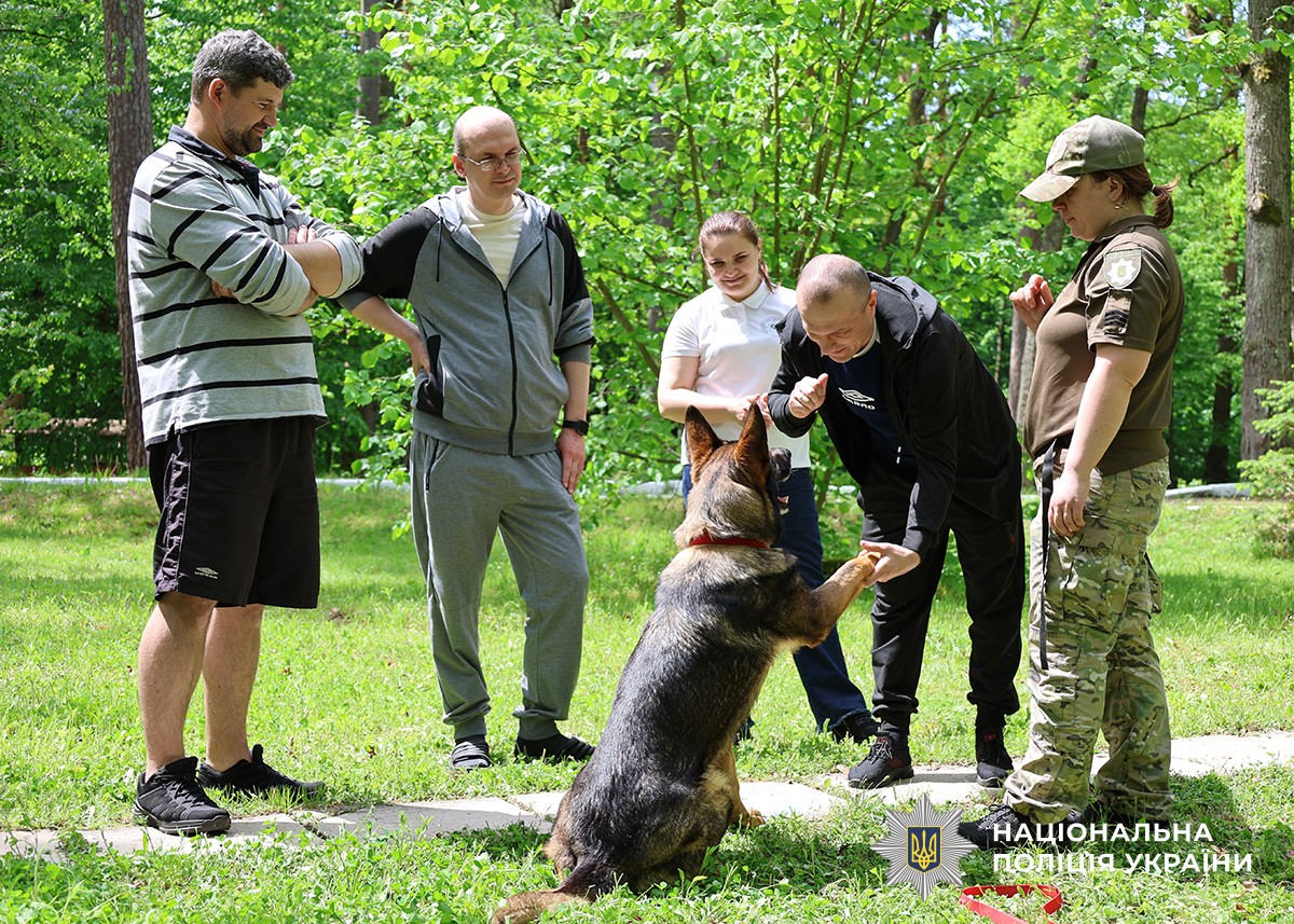 Новини Житомира - фото з Психологи та кінологи поліції Житомирщини допомагають у відновленні пораненим захисникам