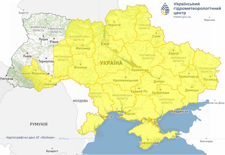 Новини Хмельницького - фото з На Хмельниччині прогнозують грози 22 травня Вдень 22 травня у більшості регіонів України прогнозують грози