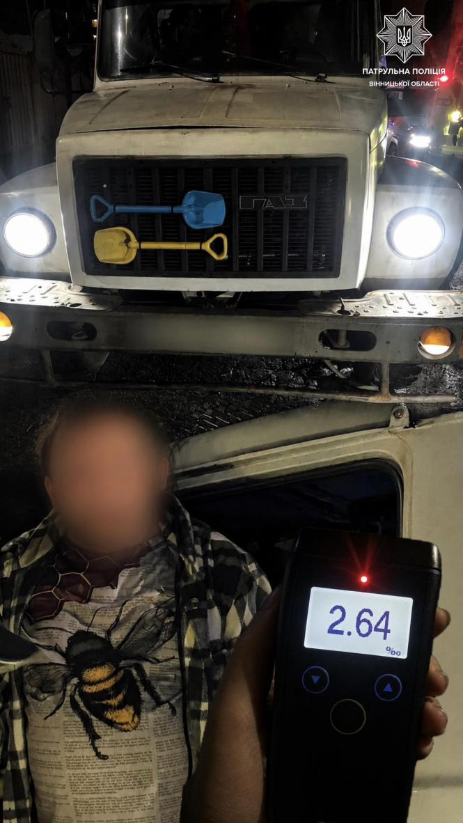 Новини Вінниці - фото з П’янючий водій вантажівки їздив вулицями Вінниці