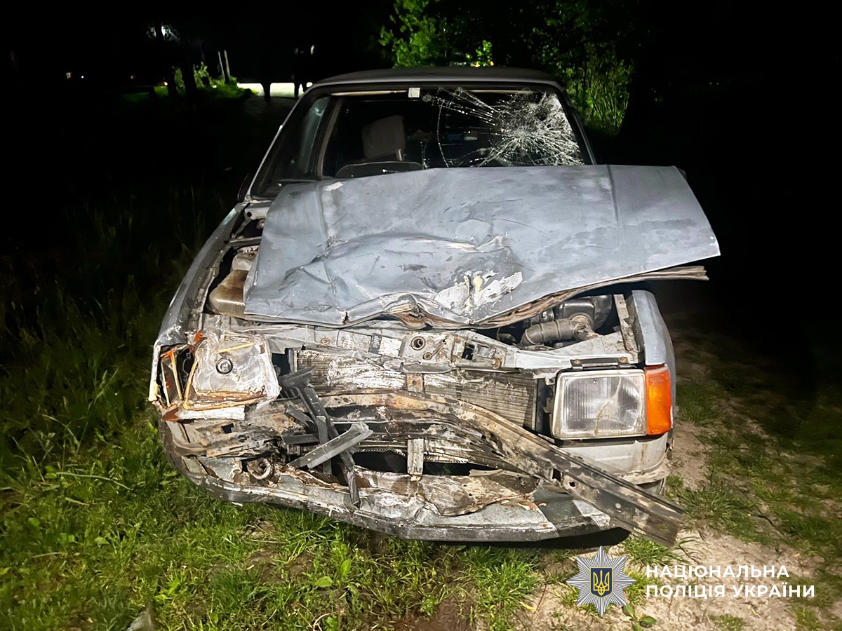 Новини Житомира - фото з На Олевщині нетверезий водій автомобіля вчинив ДТП з мотоциклом: керманич та пасажир двоколісника отримали травми