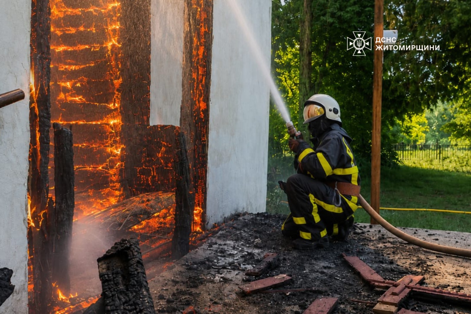 Новини Житомира - фото з На Звягельщині горів костел