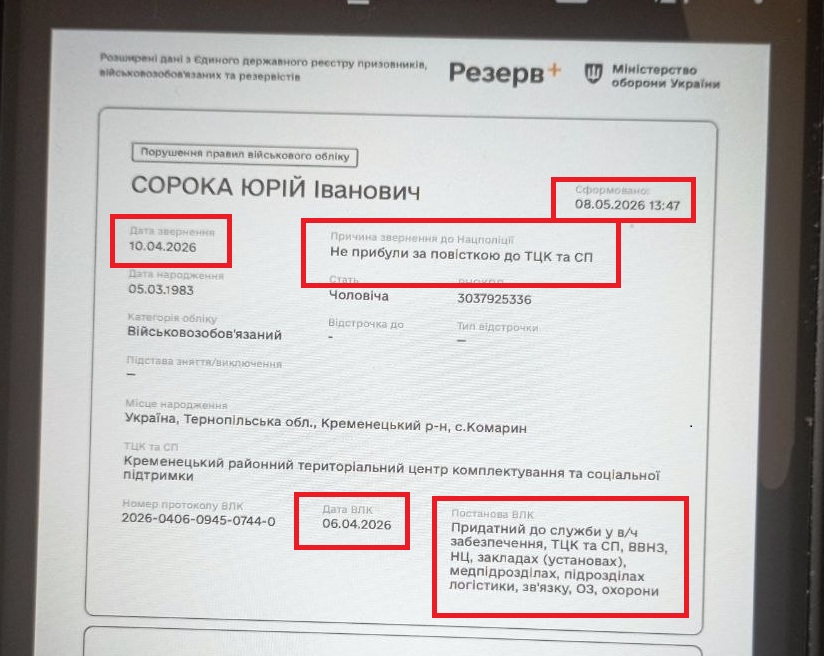 Новини Тернополя - фото з Понад місяць був у лікарні після відвідин ТЦК. Розбіжності у справі побиття мешканця Почаєва