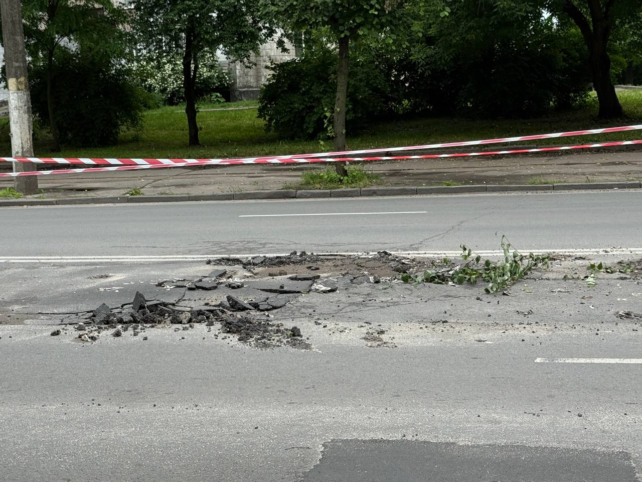 Новини Житомира - фото з У Житомирі після зливи «пішли» дороги