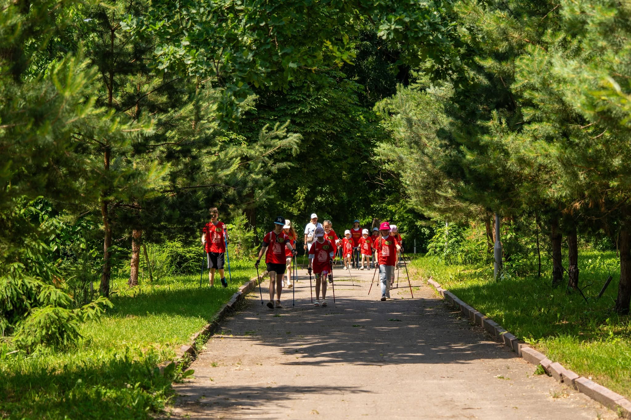 Новини Житомира - фото з Скандинавські теренкури відкрили у міському парку Житомира