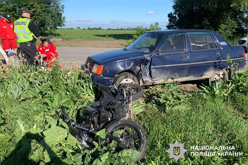 Новини Хмельницького - фото з На Хмельниччині сталися дві ДТП з мотоциклістами: обох госпіталізували