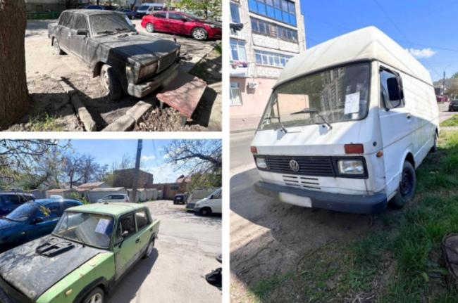 Новини Вінниці - фото з Вулиці міста звільняють від покинутих авто. Скільки машин уже прибрали?