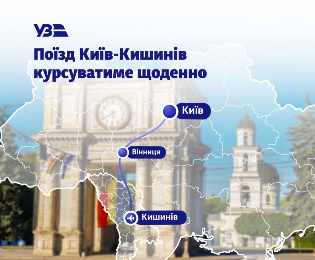 Новини Козятина - фото з ерез Козятин щоденно курсуватиме потяг «Київ – Кишинів»