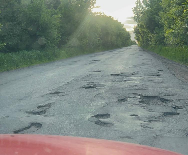 Новини Вінниці - фото з «Не пройшло і року»: що сталося з відремонтованою дорогою на Бар?