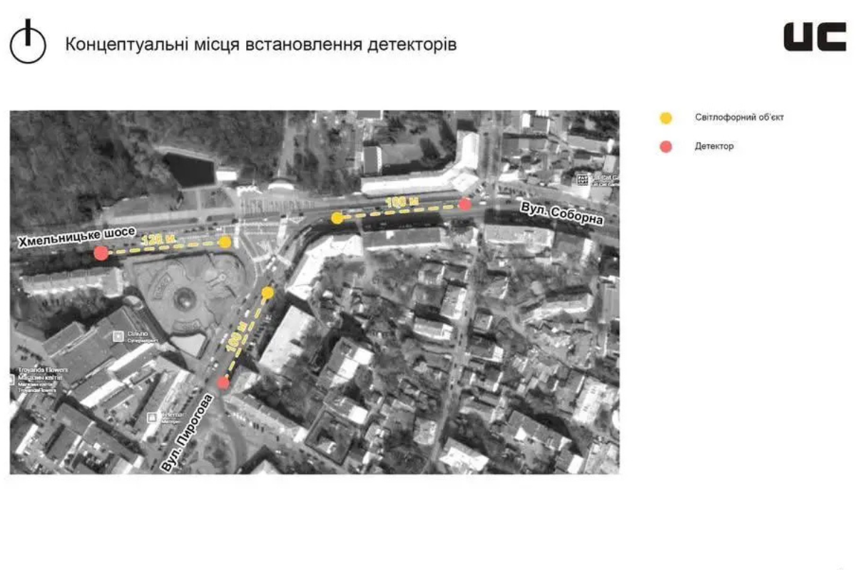 Новини Вінниці - фото з «Розумні» світлофори біля Універмагу: у трамваїв буде пріоритет руху перехрестям