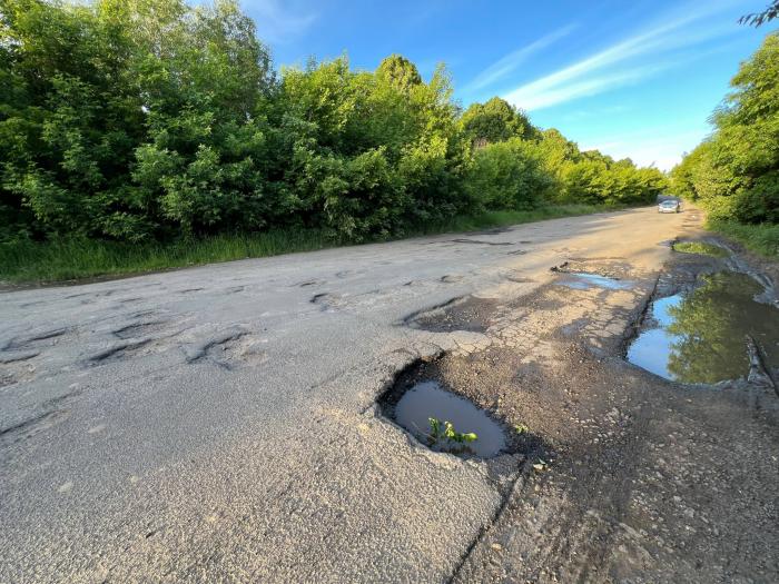 Новини Вінниці - фото з «Не пройшло і року»: що сталося з відремонтованою дорогою на Бар?