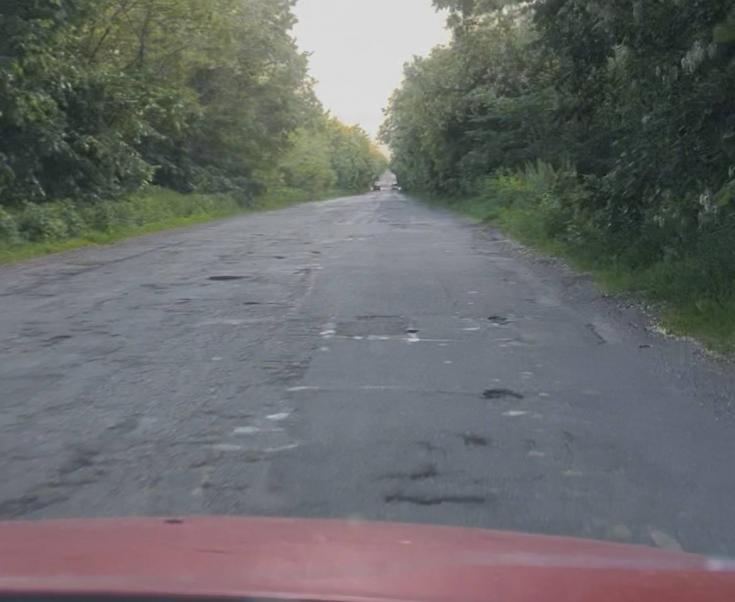 Новини Вінниці - фото з «Не пройшло і року»: що сталося з відремонтованою дорогою на Бар?