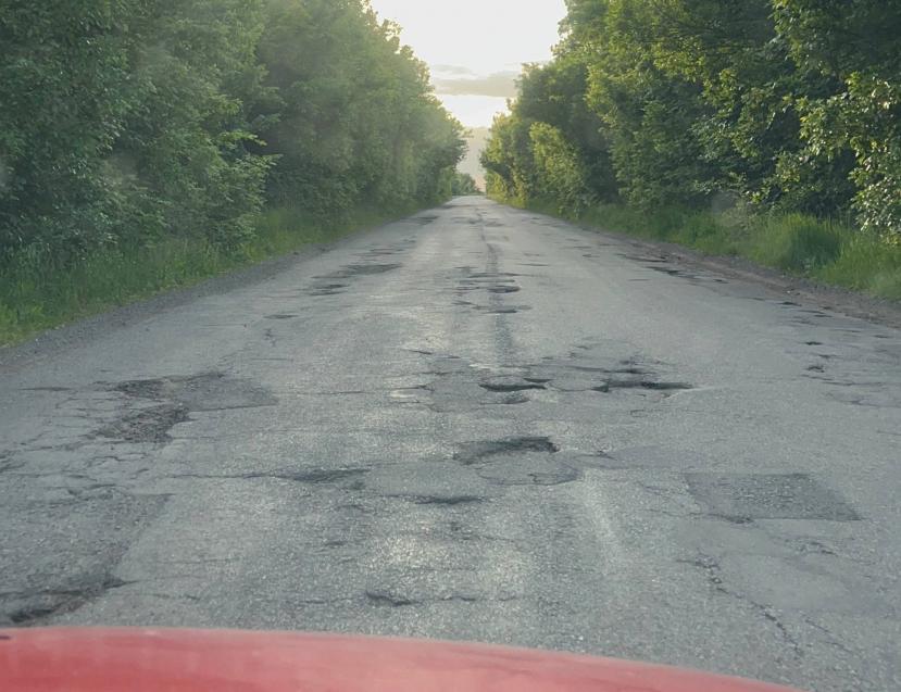Новини Вінниці - фото з «Не пройшло і року»: що сталося з відремонтованою дорогою на Бар?