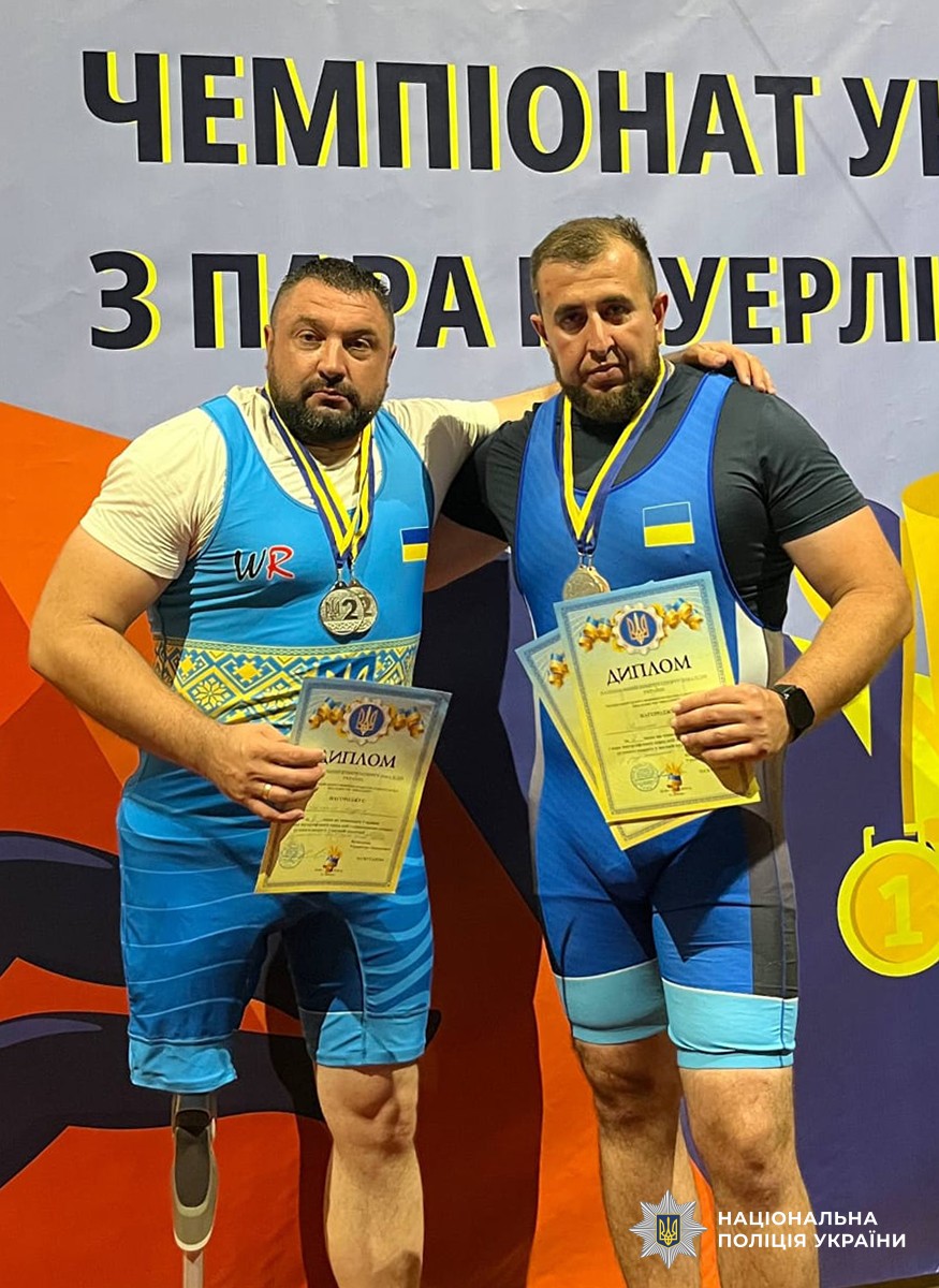 Новини Житомира - фото з Представник поліції Житомирщини став призером Чемпіонату України з пара пауерліфтингу