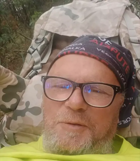 Новини Вінниці - фото з Долає 1400 кілометрів пішки заради фронту: латвійський волонтер Айгарс Стоніс прямує до Вінниці
