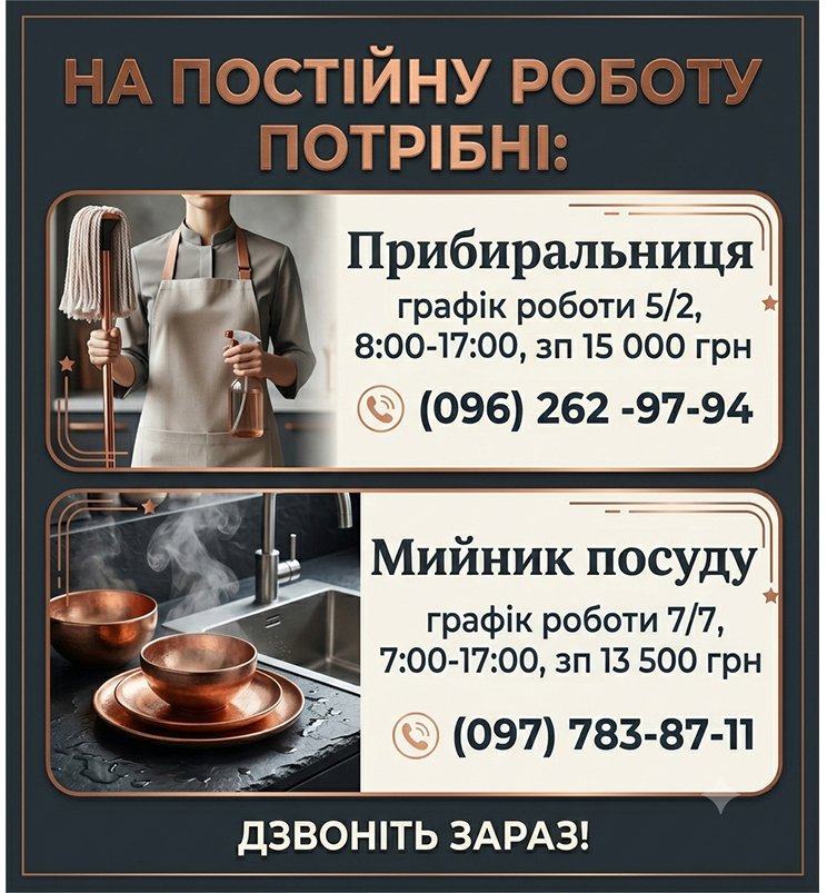 Новини Вінниці - фото з Вакансії в ТМ «М'ясний Майстер», супермаркеті «Грош», АН «Благоустрій», перукарнях «Експрес Стрижка» та 60 актуальних пропозицій роботи у Вінниці (оновлено)