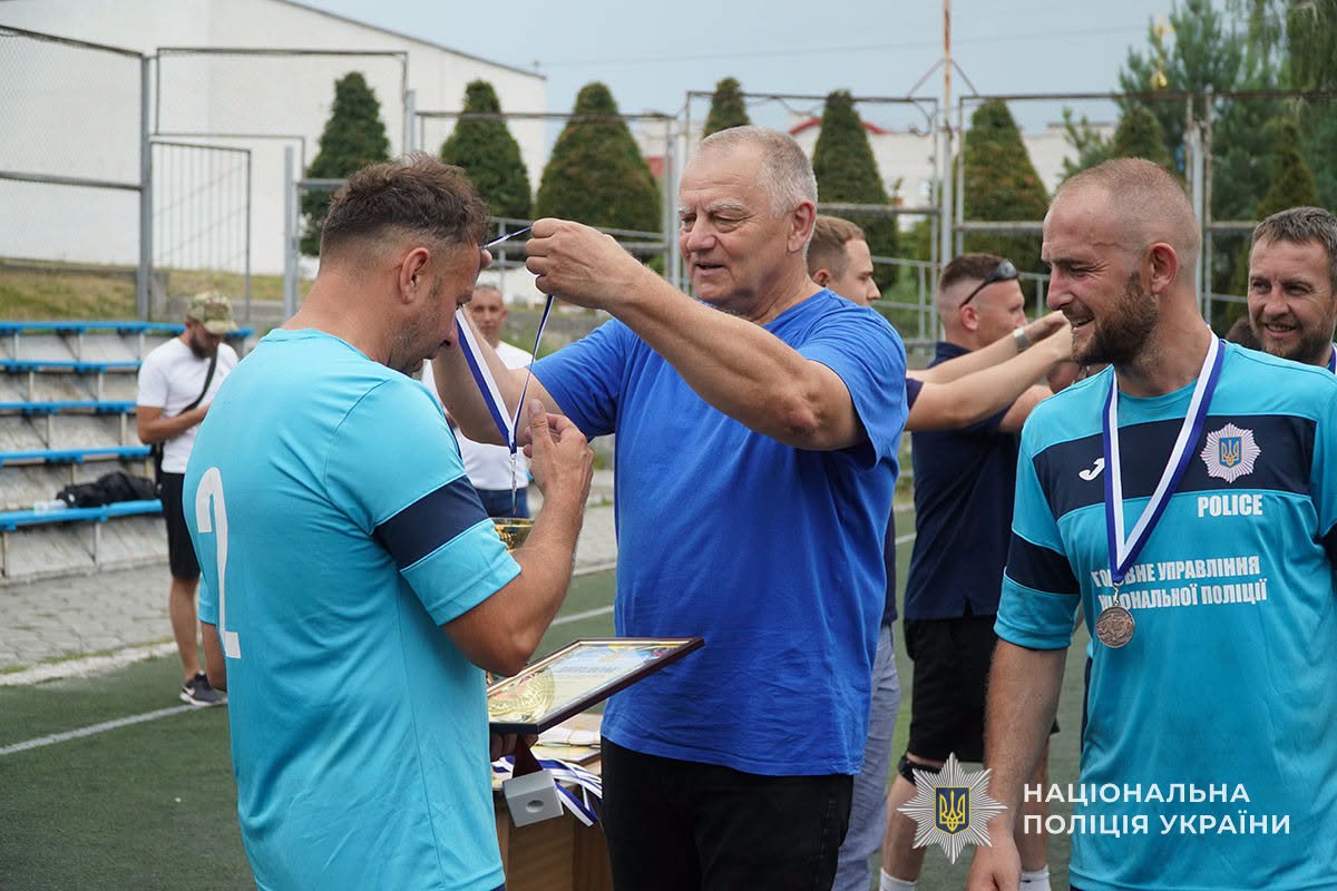 Поліцейські Тернопільщини увійшли до трійки найкращих на чемпіонаті з мініфутболу