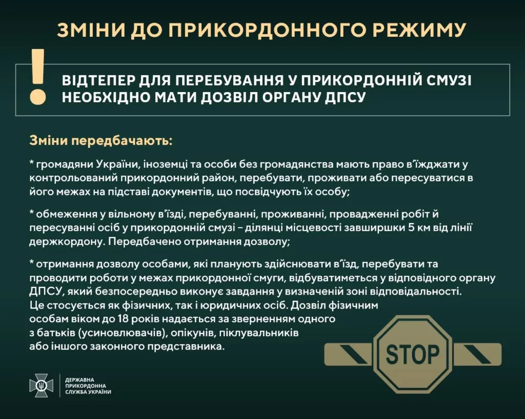 Новини Житомира - фото з Безпека кордону: правила перебування у прикордонній смузі Житомирщини під час воєнного стану