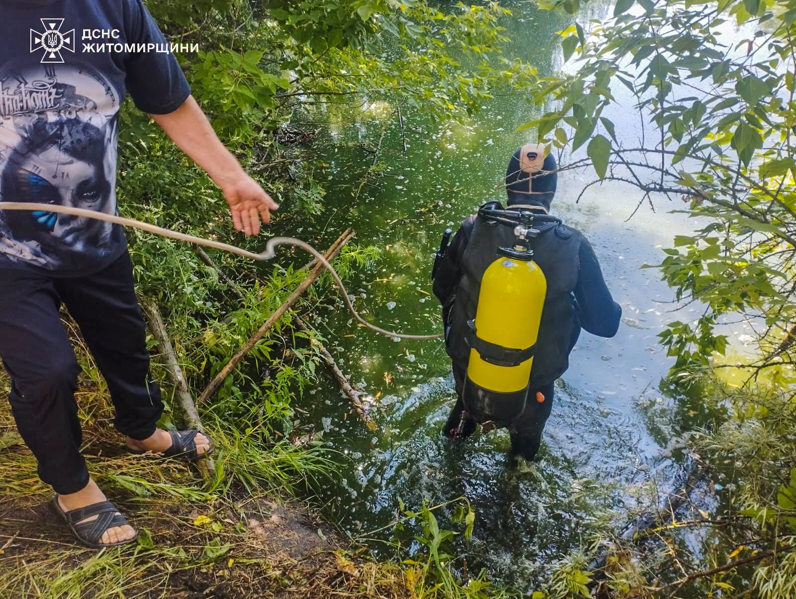 Новини Житомира - фото з На Бердичівщині в селі Скраглівка у ставку втопився чоловік
