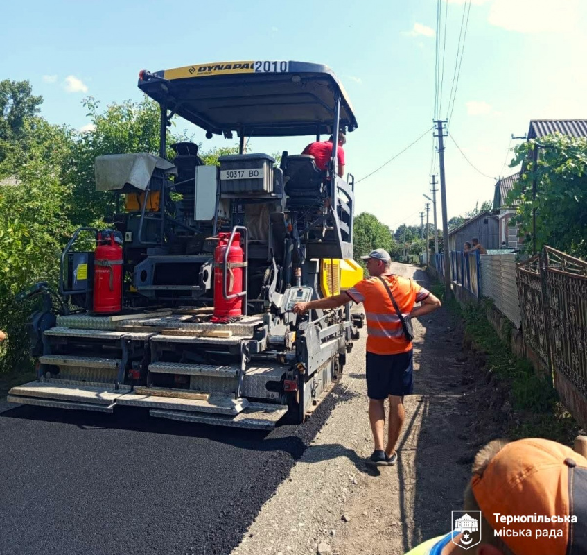 Новини Тернополя - фото з У Малашівцях та Іванківцях стелитимуть новий асфальт