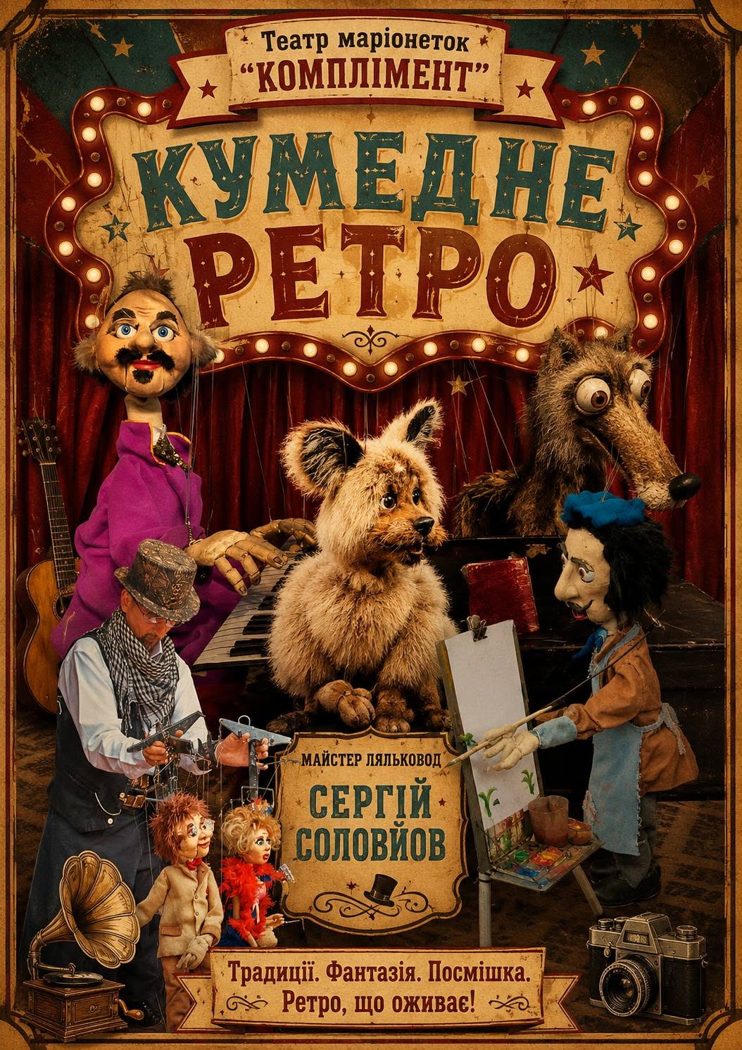 Новини Житомира - фото з «Єдиний офіційний Театр маріонеток попросили піти з Михайлівської»: житомирський лялькар Сергій Соловйов – про майбутнє головної пішохідної вулиці міста. ВІДЕО