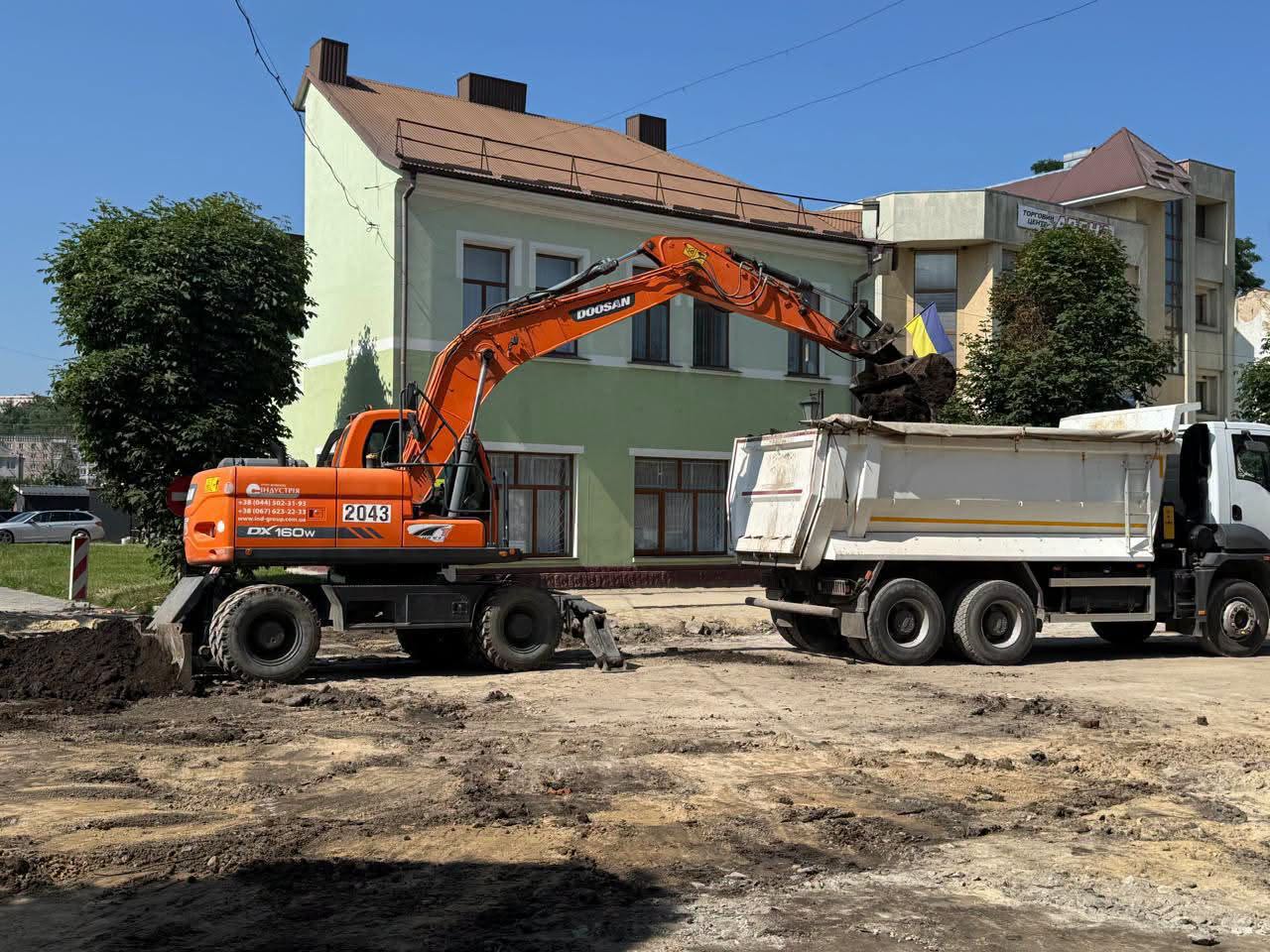 Новини Тернополя - фото з Ремонт моста в Теребовлі: демонтували частину аварійної конструкції, ділянка дороги на М-19 перекрита