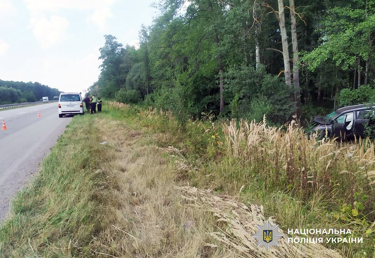 Новини Житомира - фото з ДТП у Пулинській громаді за участю іноземця: травми отримали двоє людей