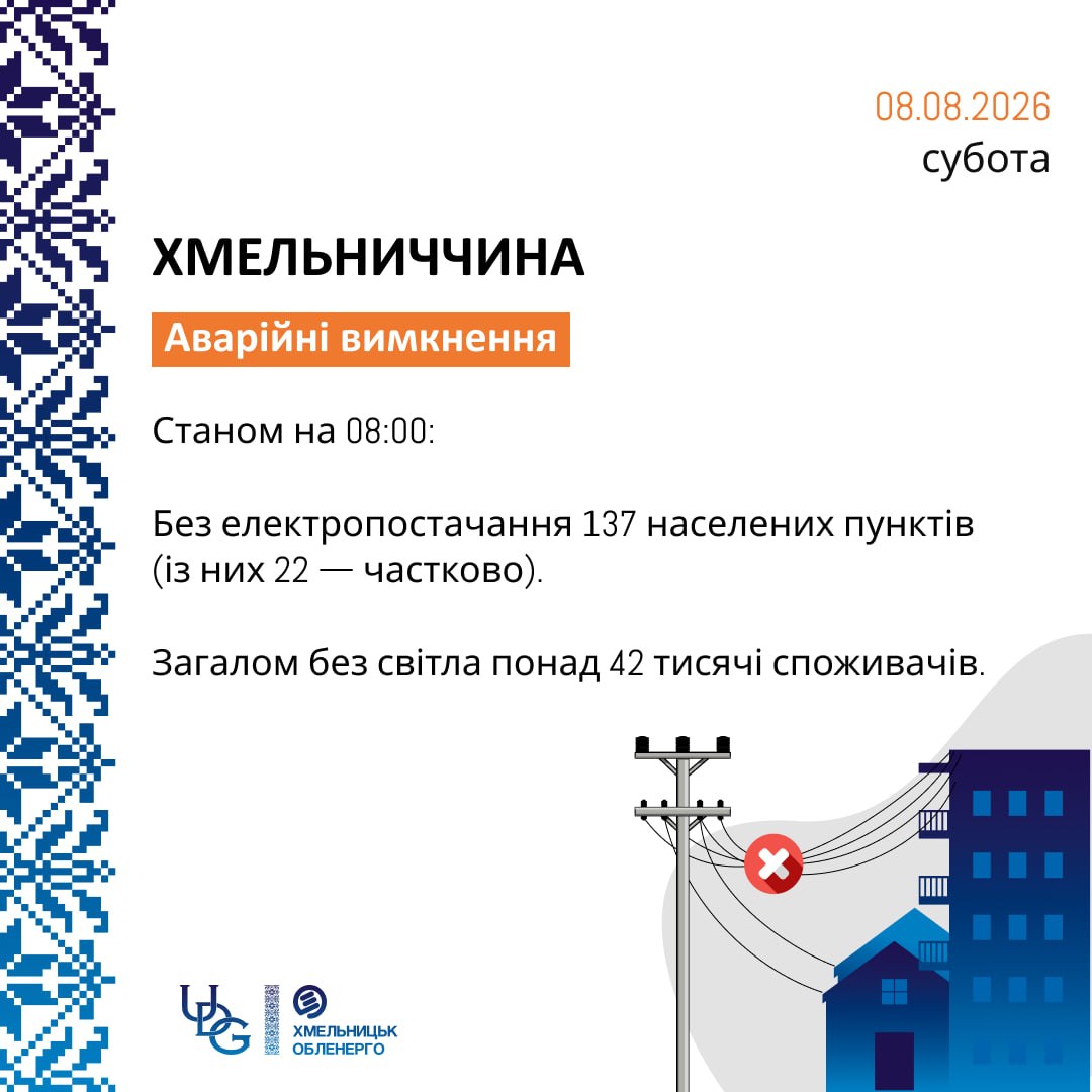 Новини Хмельницького - фото з Через негоду без світла залишилися 42 тисячі споживачів Хмельниччини