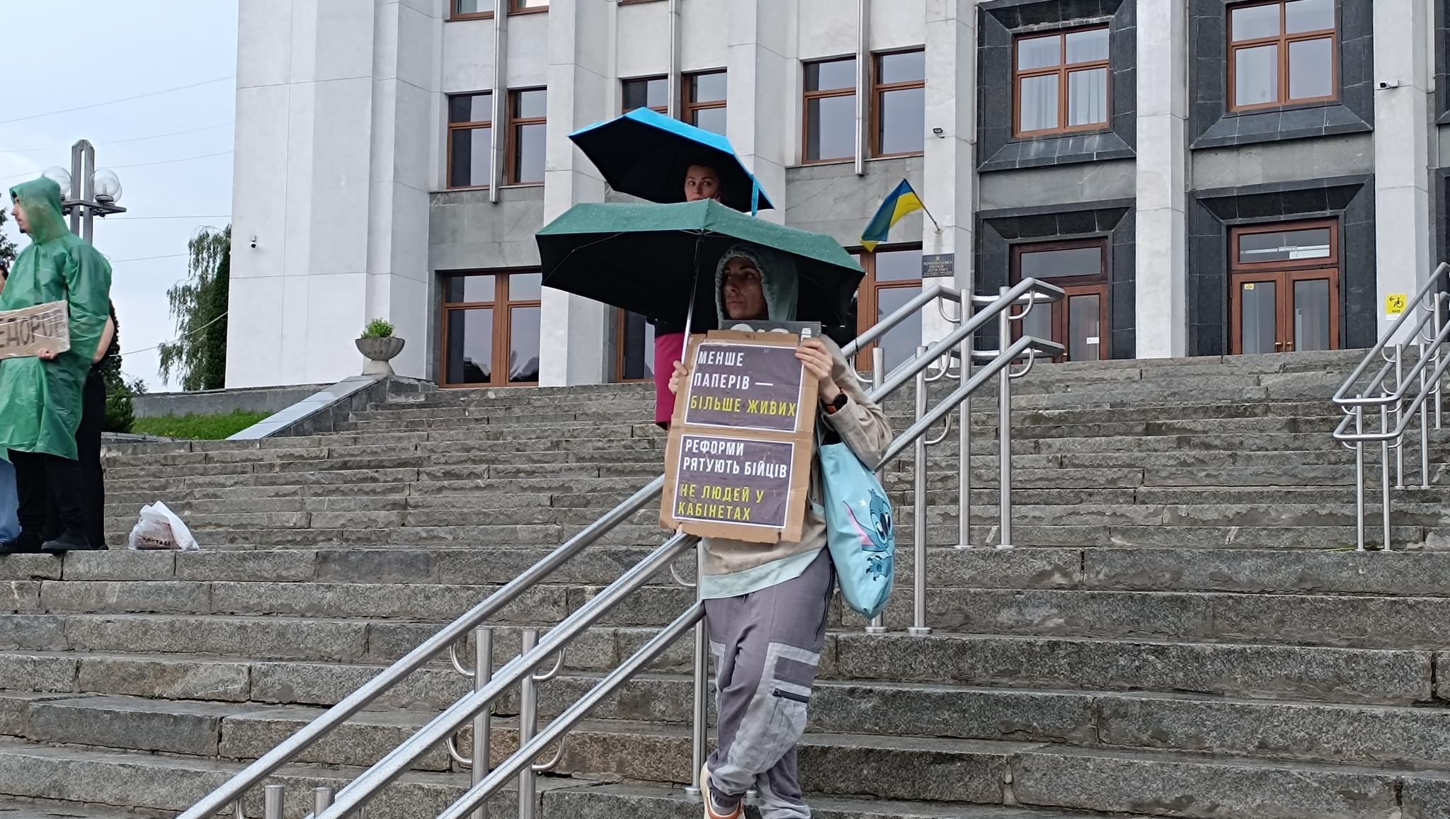 Новини Тернополя - фото з Мітинги на підтримку Михайла Федорова у Тернополі тривають 23-ій день