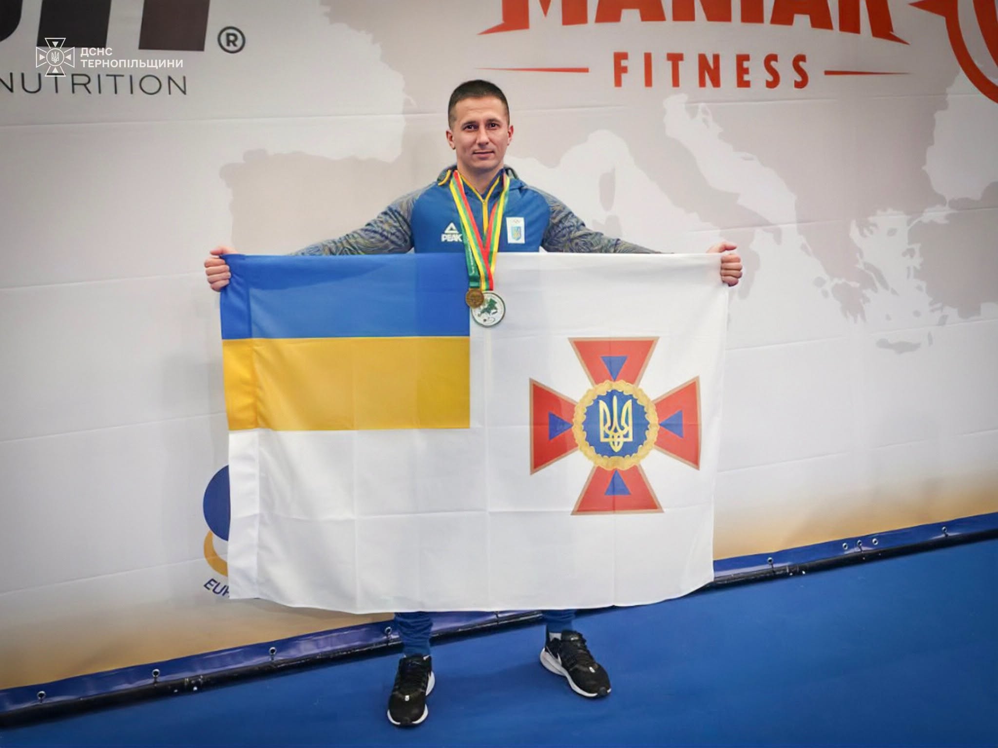 Новини Тернополя - фото з Рятувальник з Тернопільщини втретє отримав «срібло» на чемпіонаті Європи з пауерліфтингу