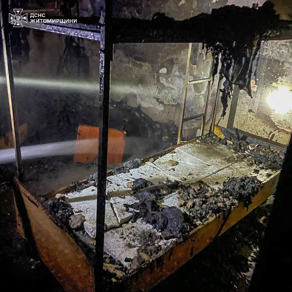 Новини Житомира - фото з У Коростишеві під час пожежі на підприємстві загинула людина, ще одна врятована