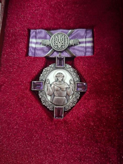 Новини Вінниці - фото з Ветеранку з Гайсина Людмилу Менюк нагородили орденом княгині Ольги III ступеня