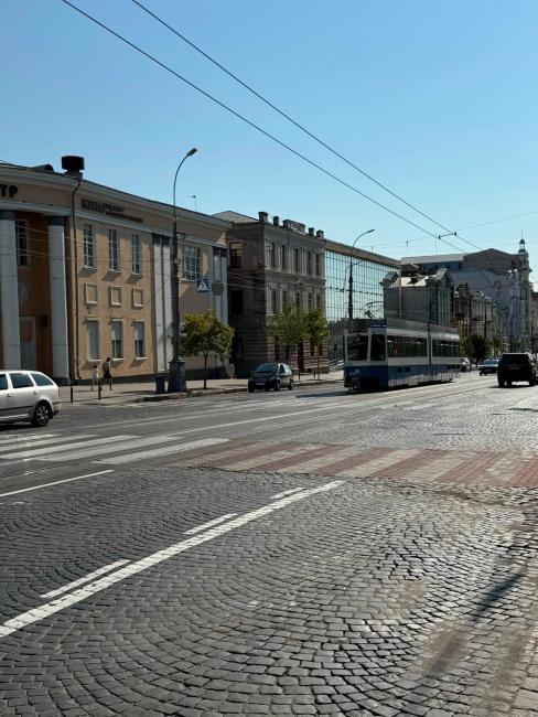 Новини Вінниці - фото з Соборна — пріоритет для громадського транспорту? У Вінниці тестують нову схему руху
