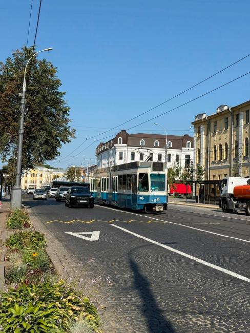 Новини Вінниці - фото з Соборна — пріоритет для громадського транспорту? У Вінниці тестують нову схему руху