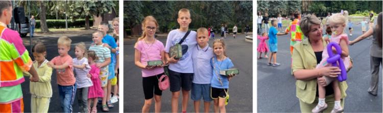 Новини Вінниці - фото з Динозаври, естафети та подарунки. У Вінниці влаштували свято для дітей перед школою