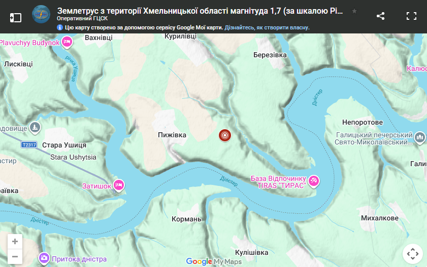 Новини Хмельницького - фото з Вранці 30 серпня на Кам’янеччині зареєстрували землетрус: деталі