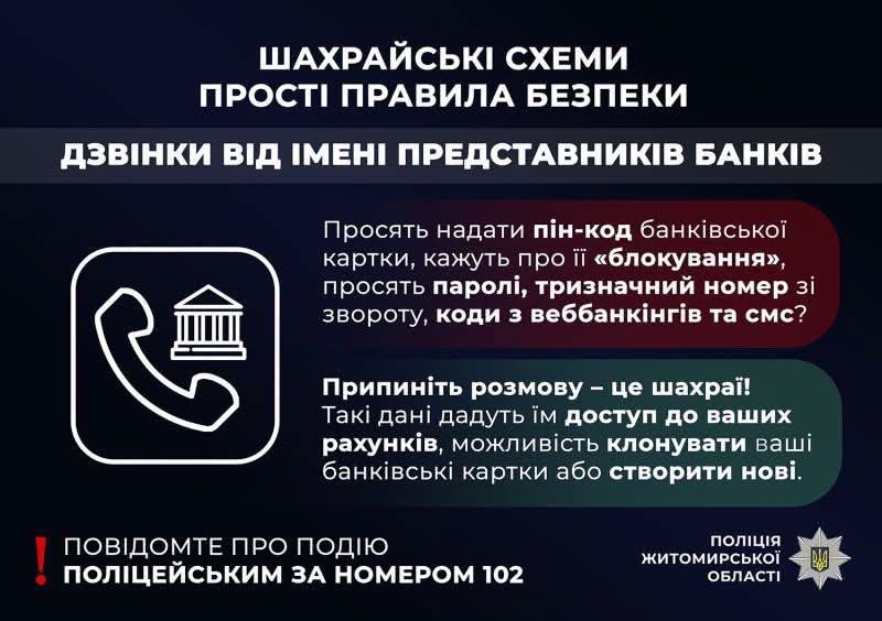 Новини Житомира - фото з Псевдобанкіри виманили у жительки Бердичівщини 21 тисячу гривень