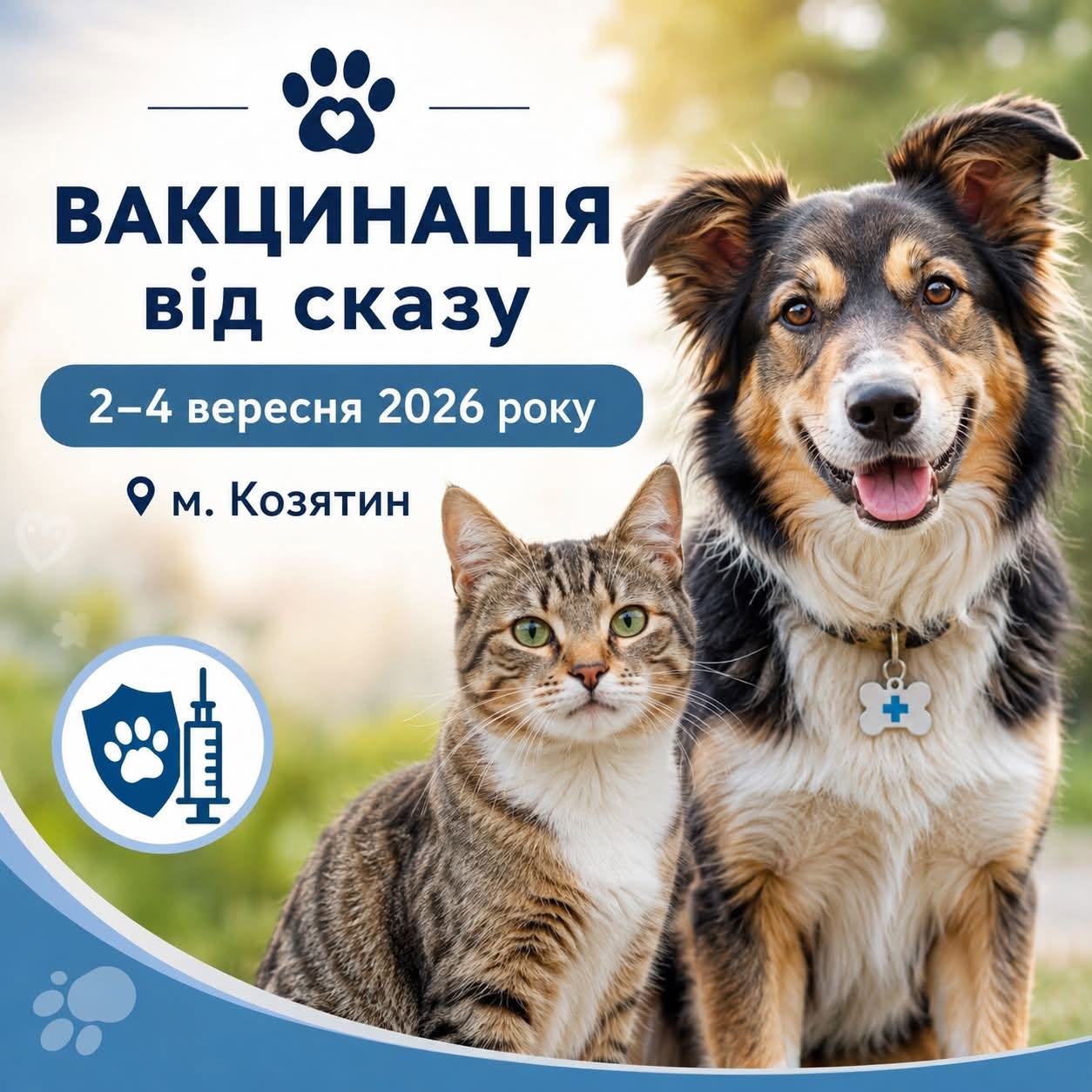 Новини Козятина - фото з У Козятині вакцинуватимуть домашніх тварин від сказу