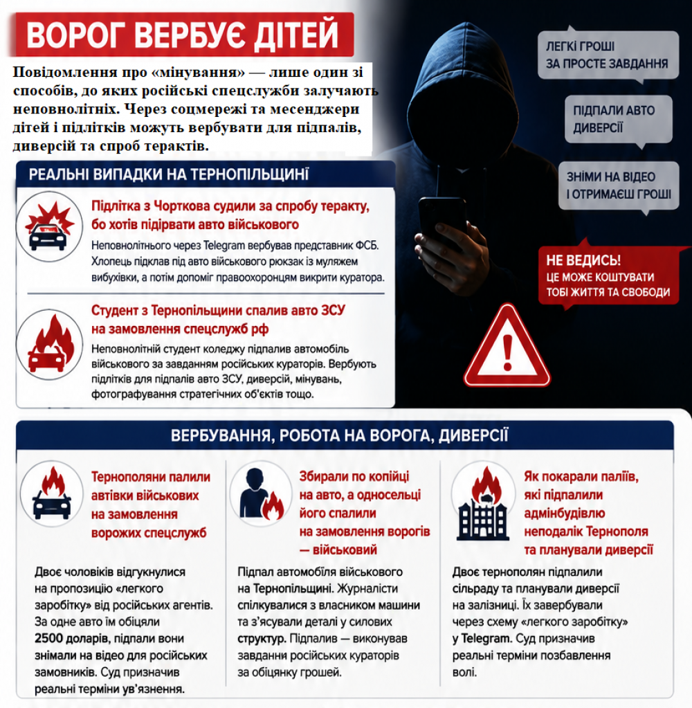 Новини Тернополя - фото з Фейки, «мінування», вербування і диверсії: як ворог працює в тилу Тернопільщини
