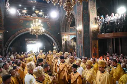 Новини Вінниці - фото з Епіфаній приїхав до Вінниці та очолив урочисту літургію у кафедральному соборі
