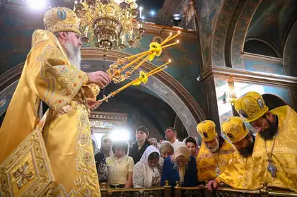 Новини Вінниці - фото з Епіфаній приїхав до Вінниці та очолив урочисту літургію у кафедральному соборі