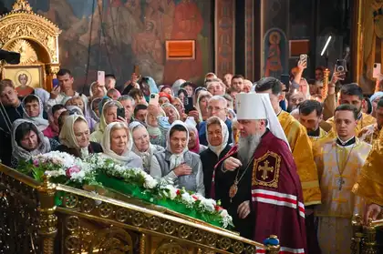 Новини Вінниці - фото з Епіфаній приїхав до Вінниці та очолив урочисту літургію у кафедральному соборі
