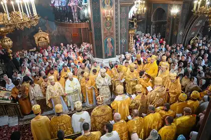 Новини Вінниці - фото з Епіфаній приїхав до Вінниці та очолив урочисту літургію у кафедральному соборі